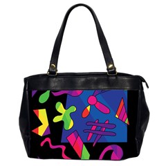 Colorful Shapes Office Handbags (2 Sides) 