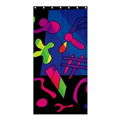 Colorful Shapes Shower Curtain 36  X 72  (stall) 