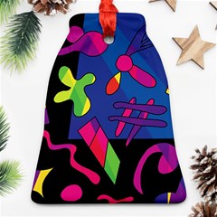 Colorful Shapes Ornament (bell) 