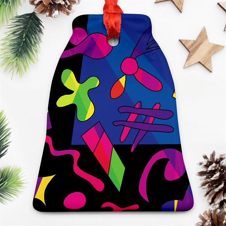 Colorful shapes Ornament (Bell) 