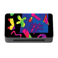 Colorful Shapes Memory Card Reader With Cf by Valentinaart