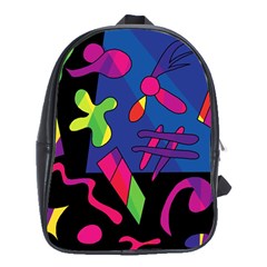 Colorful Shapes School Bags (xl) 