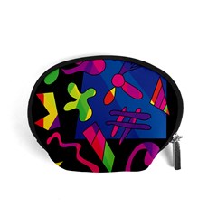 Colorful Shapes Accessory Pouches (small) 