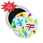 Playful shapes 2.25  Magnets (10 pack)  Front