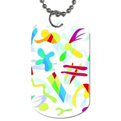 Playful Shapes Dog Tag (two Sides)