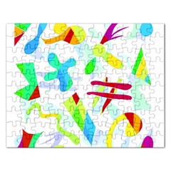 Playful Shapes Rectangular Jigsaw Puzzl