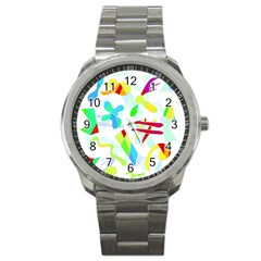 Playful Shapes Sport Metal Watch