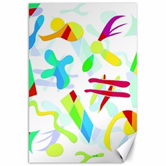 Playful Shapes Canvas 20  X 30  