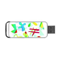 Playful Shapes Portable Usb Flash (two Sides)