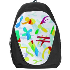 Playful Shapes Backpack Bag by Valentinaart