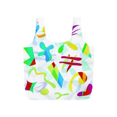 Playful Shapes Full Print Recycle Bags (s) 