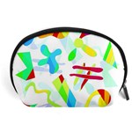 Playful shapes Accessory Pouches (Large)  Front