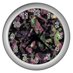 Depression  Wall Clocks (silver)  by Valentinaart