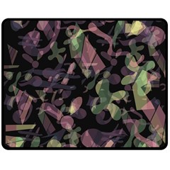 Depression  Double Sided Fleece Blanket (medium) 