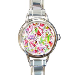 Summer Round Italian Charm Watch