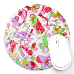 Summer Round Mousepads by Valentinaart