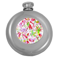 Summer Round Hip Flask (5 Oz) by Valentinaart