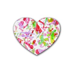 Summer Heart Coaster (4 Pack) 