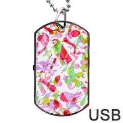 Summer Dog Tag Usb Flash (one Side) by Valentinaart