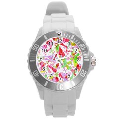 Summer Round Plastic Sport Watch (l)