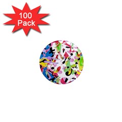 Colorful Pother 1  Mini Magnets (100 Pack) 