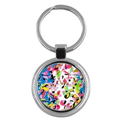 Colorful Pother Key Chains (round) 