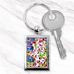 Colorful Pother Key Chains (rectangle)  by Valentinaart