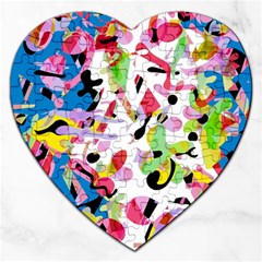 Colorful Pother Jigsaw Puzzle (heart)