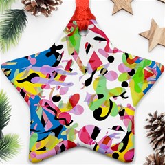 Colorful Pother Star Ornament (two Sides) 