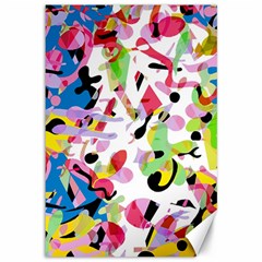 Colorful Pother Canvas 12  X 18  