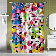 Colorful Pother Shower Curtain 48  X 72  (small) 