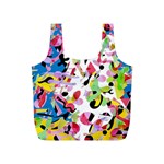 Colorful pother Full Print Recycle Bags (S)  Front