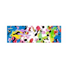 Colorful Pother Satin Scarf (oblong)