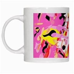 Pink Pother White Mugs by Valentinaart