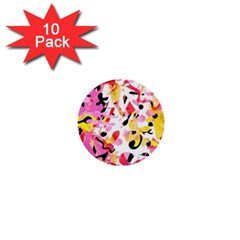 Pink Pother 1  Mini Buttons (10 Pack) 