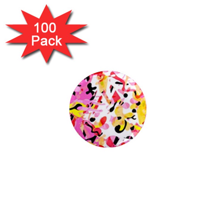 Pink pother 1  Mini Magnets (100 pack) 