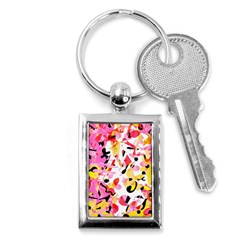 Pink Pother Key Chains (rectangle)  by Valentinaart