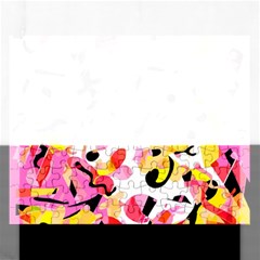 Pink Pother Rectangular Jigsaw Puzzl