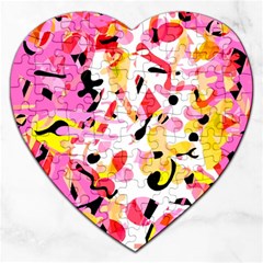 Pink Pother Jigsaw Puzzle (heart)