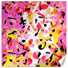 Pink Pother Canvas 12  X 12  