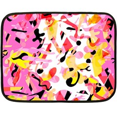 Pink Pother Fleece Blanket (mini) by Valentinaart