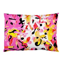 Pink Pother Pillow Case (two Sides) by Valentinaart