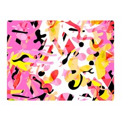 Pink Pother Double Sided Flano Blanket (mini)  by Valentinaart