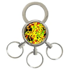 Fire 3-ring Key Chains