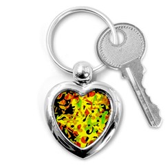 Fire Key Chains (heart) 