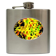 Fire Hip Flask (6 Oz) by Valentinaart