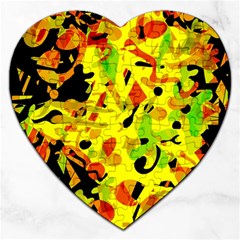 Fire Jigsaw Puzzle (heart)