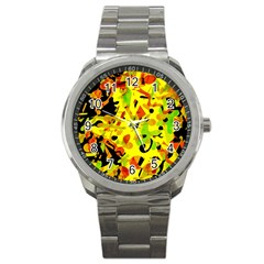 Fire Sport Metal Watch by Valentinaart