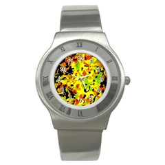 Fire Stainless Steel Watch by Valentinaart