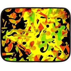 Fire Double Sided Fleece Blanket (mini) 